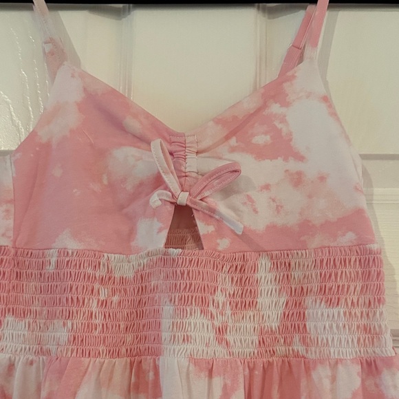 NWT CHILDRENS PLACE Pink Floral Girls Dress XL - Picture 2 of 3